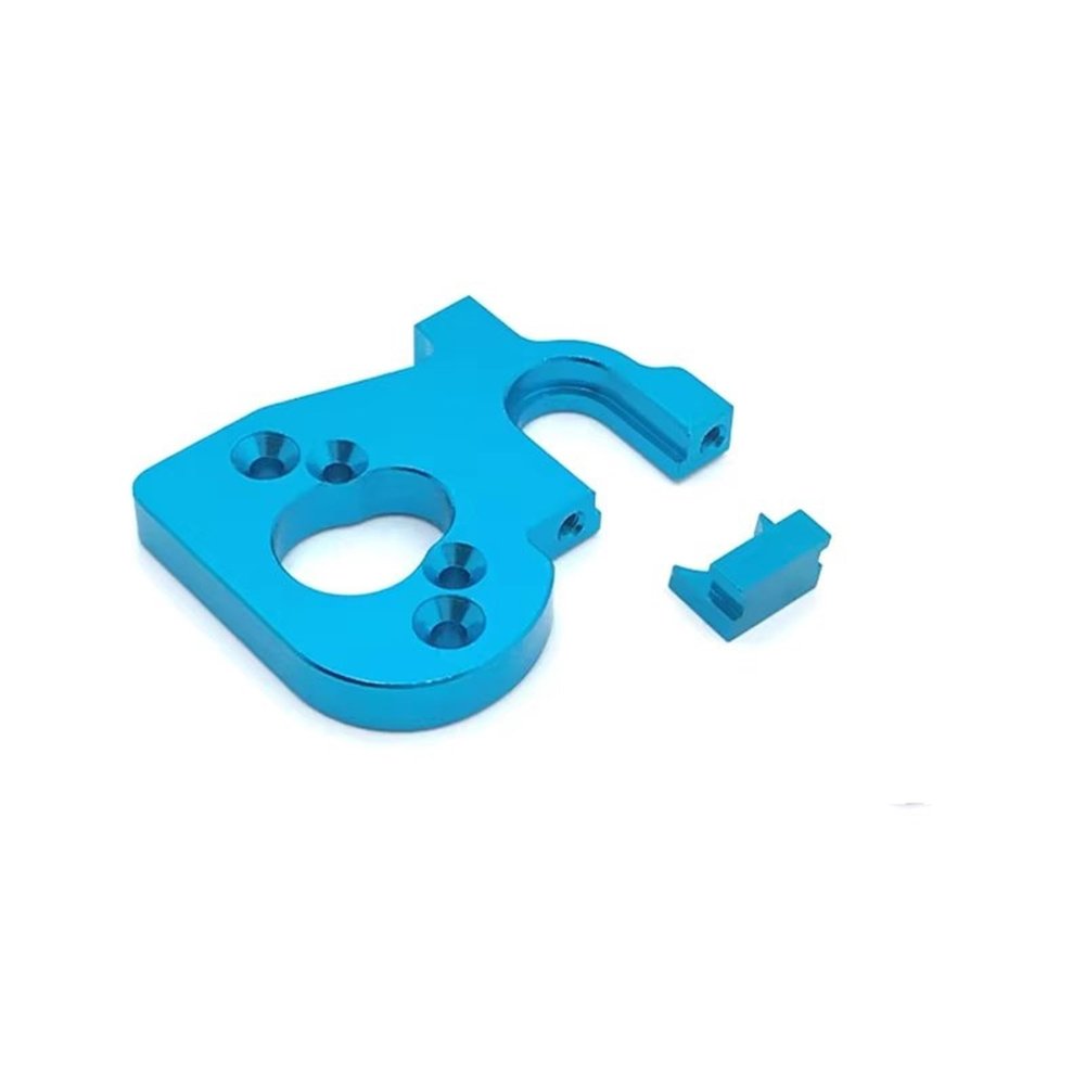 cvking RC Car Upgrade Parts for Wltoys 144010 144001 144002 124016 124017 124018 124019 rc Car Parts Metal Upgrade Retrofit Motor Mount(Blue)