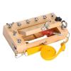 CAZSTYK Early Learning Wooden Construction Toy Set with 10 Screws and Multiple Tools for Childrens Hand Eye Coordination Training Travel Dolls for Infants view 1