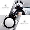 ADOCARN Car Mirror Black and White Animal Pattern Rear Facing Carseat Mirror for Backseat Observation for Newborns view 3