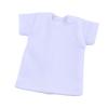 JCRBILW Short T-Shirt for Female 1:6 Scale Action Figures Figure Accessories Women's Clothing, White view 1