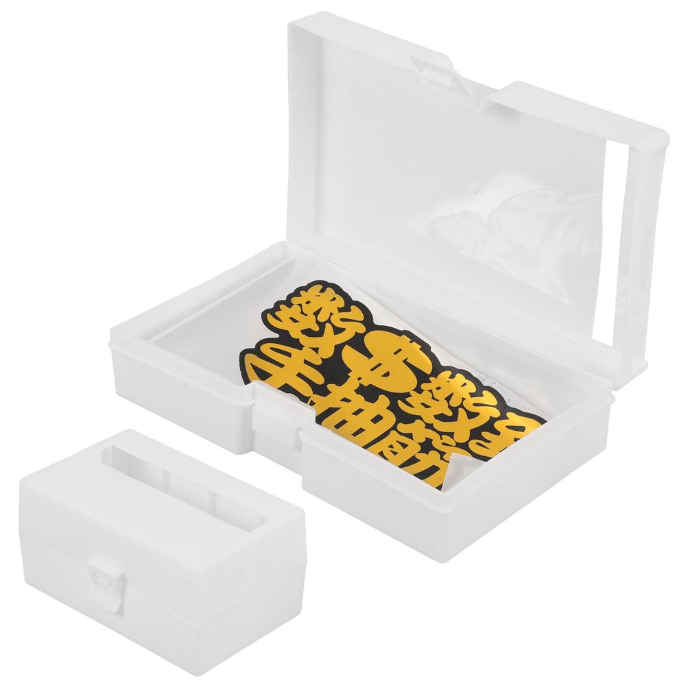 FENICAL Birthday Money Pull Box Cake Prop for Party Supplies, Medium and Large White Set of 2, Creative Cash Pulling Decoration for Birthday Celebrations