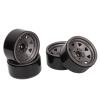 4PCS 1.9in RC Rims Universal Fit, RC Crawler Wheel Rim Set, 8 Spoke Beadlock Wheels Rim with Steel and Zinc Alloy Construction for Axial SCX10 SCX10 II SCX10 III (Ti Color) view 4