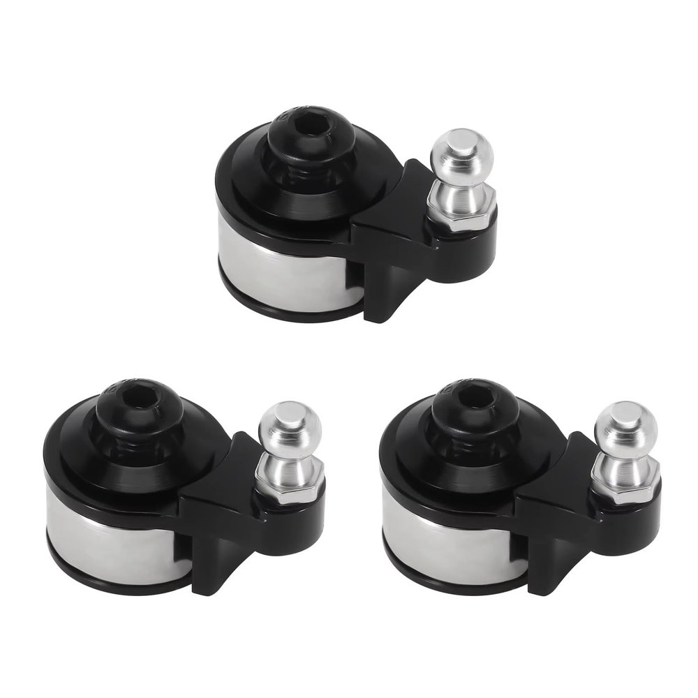 RC Cars Models Compatible With TRX4 TRX6 25T Aluminum Alloy Adjustable Damping Servo Horn Arm 1:10 RC Crawler Car Upgrade Parts(Black,3PCS)
