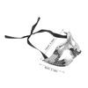 PERSELOSO Disco Ball Masquerade Face Mask Silver for Halloween Party and Carnival, Glitter Mirror Costume Mask for Women and Men, Masquerade Face Covering Accessory view 2