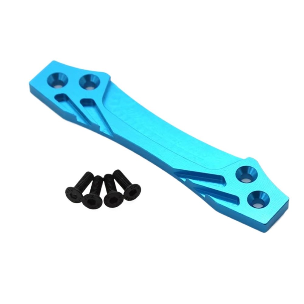 RC Bumper Accessories Compatible With Tamiya For TT02 1/10 RC Car Upgrade Modification Parts Accessories 2pcs Metal Front Bumper Plate