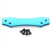 RC Bumper Accessories Compatible With Tamiya For TT02 1/10 RC Car Upgrade Modification Parts Accessories 2pcs Metal Front Bumper Plate view 2