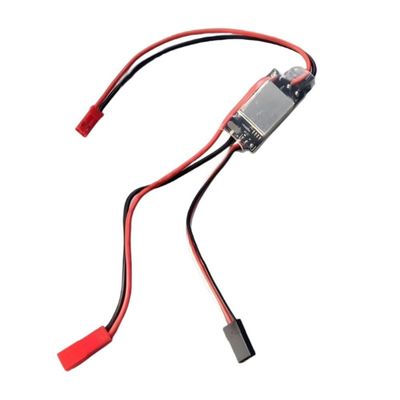 20A Unidirectional Brushed ESC Electronic Speed Controller 6V-16V 2S-4S BEC 5V 1.5A 2 Modes Switch for RC Receiver 5/6 Channel ESC