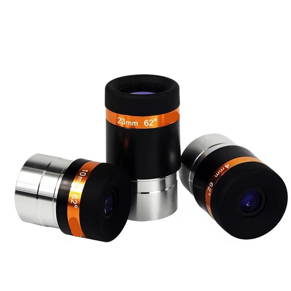 1.25" HD 62 Wide Angle Aspheric Eyepiece Kit 4mm 10mm 23mm Fully Coated Lens(Eyepiece Set)