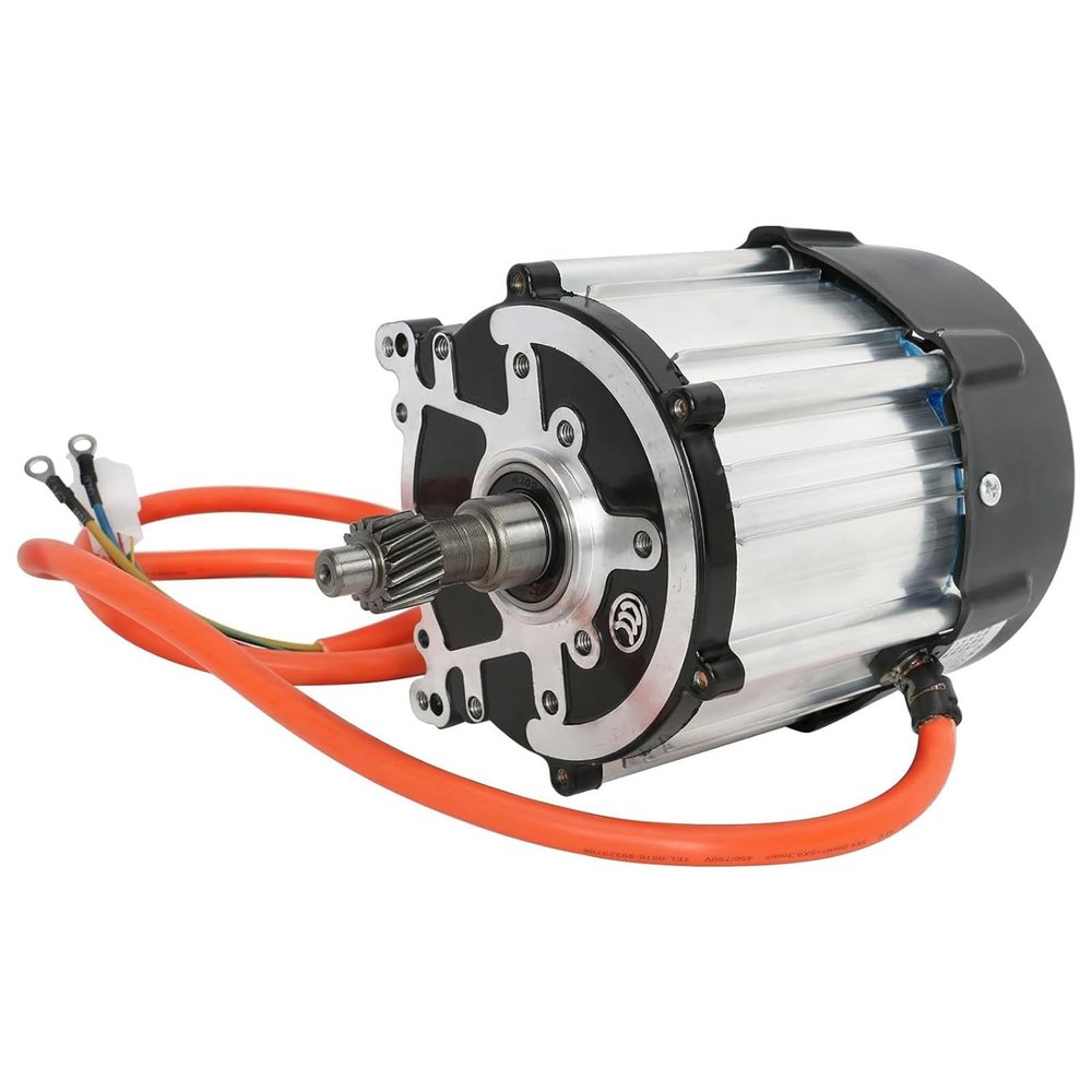 Pnpaea 550W-2000W Electric Tricycle Differential Motor 48V / 60V / 72V Brushless DC Motor with Permanent Magnet, 5 Holes 16 Teeth Motor for DIY Electric Tricycle,Go-Kart 60V-1100W