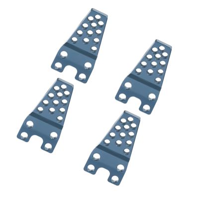 RC Cars Models Compatible With Axial For SCX10 D90 1/10 RC Crawler Car Upgrade Parts 4Pcs Aluminum Alloy Adjustable Shock Tower Hoops Lift Mount Bracket(Gray)