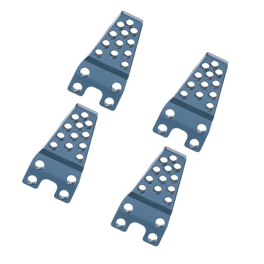 RC Cars Models Compatible With Axial For SCX10 D90 1/10 RC Crawler Car Upgrade Parts 4Pcs Aluminum Alloy Adjustable Shock Tower Hoops Lift Mount Bracket(Gray)