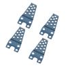 RC Cars Models Compatible With Axial For SCX10 D90 1/10 RC Crawler Car Upgrade Parts 4Pcs Aluminum Alloy Adjustable Shock Tower Hoops Lift Mount Bracket(Gray) view 1
