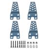 RC Cars Models Compatible With Axial For SCX10 D90 1/10 RC Crawler Car Upgrade Parts 4Pcs Aluminum Alloy Adjustable Shock Tower Hoops Lift Mount Bracket(Gray) view 2