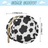 SDMKA Baby Pacifier Case with Clip, Black Cow Print Portable Pacifier Holder, TPU Lined Dust-Proof Storage Pouch for Diaper Bag and Stroller view 3