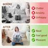 CUANFDDSF Kids Boy Nursery Playroom Foldable Storage Bins Box with Handles, the Boys Club Blue Striped Decorative Storage Boxes Baskets Toybox Organizer for Kids Boy Nursery Room Bedroom Playroom view 4