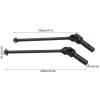 2Pcs Black RC Universal Front Drive Shaft, High Hardness Steel RC Front Drive Shaft for ZD Racing 1/7, High Accuracy Stable Replacement with 135mm Length for EX 07 RC view 2