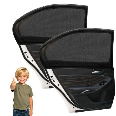 2PCS Sunshade for car Window Baby car Window Protector,Breathable mesh, Suitable for Camping, Privacy Protection, and Sun Protection
