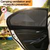 2PCS Sunshade for car Window Baby car Window Protector,Breathable mesh, Suitable for Camping, Privacy Protection, and Sun Protection view 3