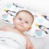 Xmycdz Cute Penguins with Crowns and Clouds Baby Burp Cloths -4Pcs Soft Absorbent Muslin Washcloths Bibs Face Towel for Newborn Boys Girls 22 x 11 Inch view 4