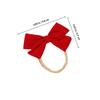 Toyvian 4pcs Girl Headbands with Bow Knots Soft Nylon Headband Set for Newborns Cotton Linen Hair Accessories view 2