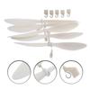 Toyvian RC Plane Propellers, 5pcs Replacement Blades for RC Aircraft view 4