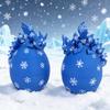 Cute 3D Print Blue Snowflake Dragon + Dragon Egg Set Model Plastic Ornament Table Top Decoration Sculpture Ornaments Festival Gift view 4