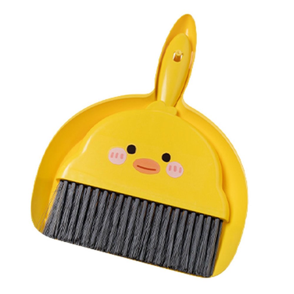 Mini Broom and Dustpan Set, Portable Desktop Cleaning Tools, for Kids Students Home Office, Pp Pet Material, Small Space Cleaning Combo