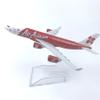 Air Asia A340 1:400 Scale Diecast Metal Airplane Model 16cm Miniature Airliner for Collection Home Display view 2