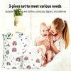 Wet Bag Wet Dry Bag Waterproof Travel Bag with Zipper, 3Pcs Storage Bag for Travel, Beach, Pool, Gym, Babystuff, Swimsuits, Wet Clothes view 2