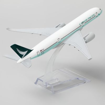 Cathay Pacific A350 1:400 Scale Diecast Metal Airplane Model 16cm Miniature Airliner for Collection Display