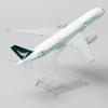 Cathay Pacific A350 1:400 Scale Diecast Metal Airplane Model 16cm Miniature Airliner for Collection Display view 1