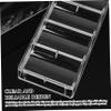 Jorzer 5Pcs Poker Chip Case, Clear Plastic Poker Chip Tray with Lid, Multi-Use Storage Display Case for Gambling, Parties or Home Toys and Games view 4