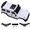 AXIAL SCX30 Plastic Painted Unpainted Body Kit Shell Cover with Light Bucket Mount Spare Tire Mount for 1/30 RC Crawler Replace DIY Upgrade (Unpainted White) view 1