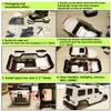 AXIAL SCX30 Plastic Painted Unpainted Body Kit Shell Cover with Light Bucket Mount Spare Tire Mount for 1/30 RC Crawler Replace DIY Upgrade (Unpainted White) view 4