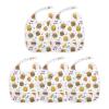 foixnub Baby Bibs for Boys Girls Music Notes Funny Hamburgers Newborn Drooling Bibs for Feeding Teething 2pack view 3