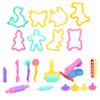 Ameble 30Pcs/Set Playdough Accessories Kids Playdough Tools with Shape Molds Roller & Extruder for Creative Fun view 1