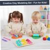 Ameble 30Pcs/Set Playdough Accessories Kids Playdough Tools with Shape Molds Roller & Extruder for Creative Fun view 2