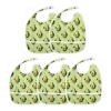 foixnub Baby Bibs for Boys Girls Music Dance Dumbbells Green Avocados Newborn Drooling Bibs for Feeding Teething 5pack view 3