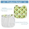 foixnub Baby Bibs for Boys Girls Music Dance Dumbbells Green Avocados Newborn Drooling Bibs for Feeding Teething 5pack view 4
