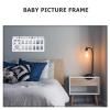 Toddmomy Growth Picture Frame with 12-month Milestone Display White Plastic Photo Frame for Newborns for Nursery Decor view 3