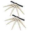Claw Hands Skeleton - Articulated Finger Extensions, Articulated Finger Extensions, for Cosplay | Costume Accessory Cosplay Props for Men Women Role Play Themed Party Haunted House Halloween Masque view 1