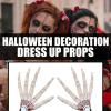 Claw Hands Skeleton - Articulated Finger Extensions, Articulated Finger Extensions, for Cosplay | Costume Accessory Cosplay Props for Men Women Role Play Themed Party Haunted House Halloween Masque view 3