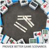 PAMINGONO 44pcs Chinese Mahjong Scoring and Betting Sticks Accessories for Players, Black Dot Design, Game Organization Tools for Mahjong Competitions and Card Games view 3