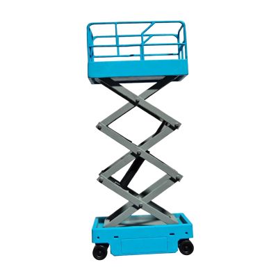JWQFBC Miniature Garage /64 Scissor Lift High Work Platform Model Simulation Diorama Auto Repair Tool Model Compact Micro Garage Scene Decor Suitable, Blue new