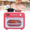 Dpofirs Interactive Kitchen Microwave Toy | Oven with Rotating Turntable & Food for Toddlers view 4
