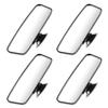 BESPORTBLE 4pcs Car Interior Rearview Mirror for Safety Rectangular Wide Angle Driving Mirror with Suction Cup for Travel view 1
