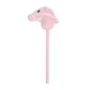 Hamwesh Stick Horse, Soft Plush Material 2 Sound Effects Hobby Horse, Stick Toy with 70cm Plush and PVC for Kids Ages 2-5 and 6-12 (Pink) view 2