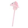 Hamwesh Stick Horse, Soft Plush Material 2 Sound Effects Hobby Horse, Stick Toy with 70cm Plush and PVC for Kids Ages 2-5 and 6-12 (Pink) view 3