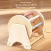Bewinner Spinning Drum Toy for Infant Hand Eye Coordination | Basswood Rolling Drum for Toddler Early Education and Logical Thinking view 2
