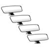 Vaguelly 4pcs Backseat Mirror with Suction Cup, Wide Angle Rectangular Rearview Monitoring Mirror for Car Interior Backseat Safety view 1